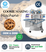 Machine automatique de fabrication de biscuits aux pépites de chocolat, style américain, haute productivité, 220V