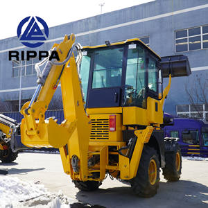 China Brand EPA New Bagger lader Bagger Mini Lader Bagger lader Günstiger Preis Rad Bagger lader Zum Verkauf - Product Image 1