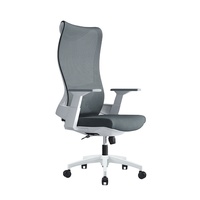 Meubles Foshan vente en gros pas cher chaise de travail d'ordinateur dossier haut pleine maille pivotante chaise de bureau ergonomique de direction moderne