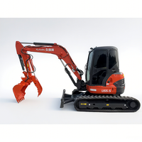 Mesin Excavator Mini U55 Kompak dan Fleksibel Terlaris, 48 HP, Kapasitas Bucket 0,19m, Berat Operasi 5500kg, Hidrolik EU3
