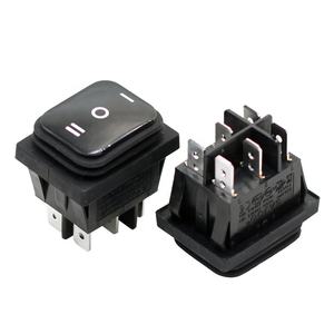 6ピンON-OFF-ON dpst 16A 250vロッカースイッチt85IP67防水カバーで密閉 - Product Image 1