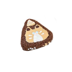 Juguete de Silicona de Grado Alimenticio con Forma de Gato de Chocolate y Crema Onigiri, Juguete Antiestrés para Apretar y Descomprimir, Juguete Blandito Creativo con Forma de Comida - Product Image 1