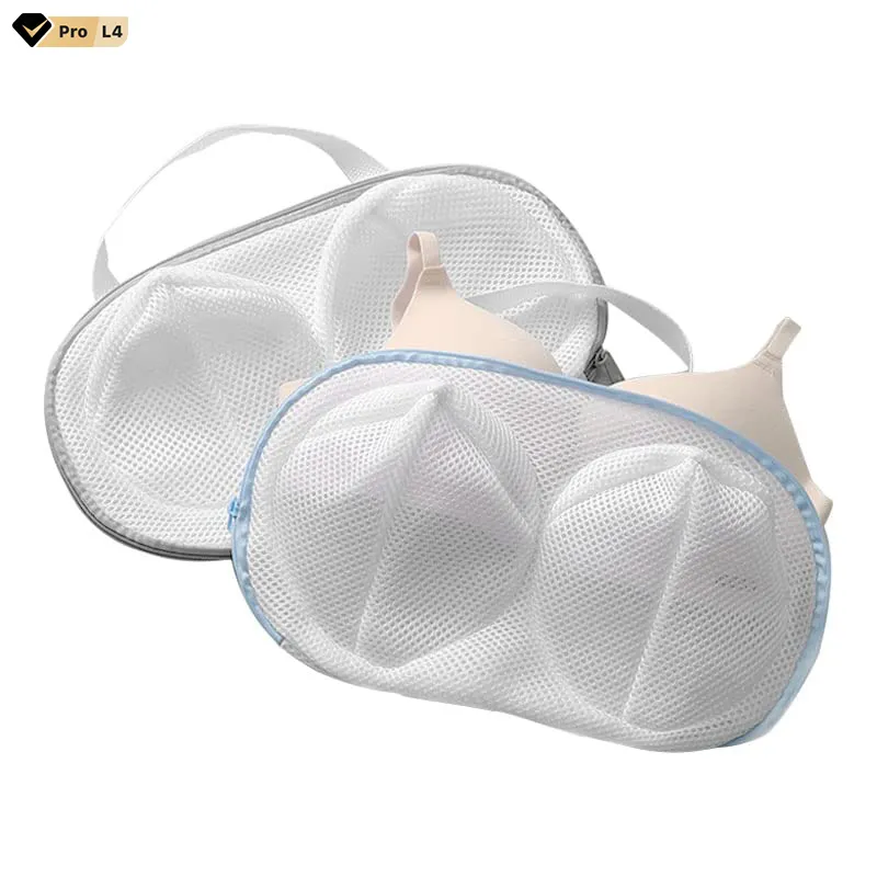 Tas Cucian Bra Set Tas Cucian Laundry 2 Jaring dengan Ritsleting Premium UNTUK Bra Dapat Dilipat Jaring Lingerie Pakaian Dalam Tas Cuci Jaring