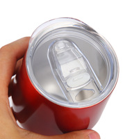 Ensemble de 3 gobelets à vin en acier inoxydable 304 avec couvercle, à double paroi, isolés sous vide, pour vin, bière, thé, café, cadeau