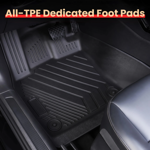 Tapis de sol universel de luxe pour voiture, tapis antidérapant 3D en TPE, épaisseur 5 mm, ensemble complet pour <span class=keywords><strong>Peugeot</strong></span> - Product Image 4