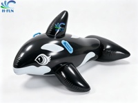 Jouet gonflable en forme de baleine ou de dauphin pour les jeux aquatiques des enfants, en PVC