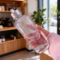 Bouteille d'eau sportive en PC de 550 ml (18,6 oz) en gros pour usine, OEM ODM, logo personnalisé, alternative Tritan PP pour importateurs en gros