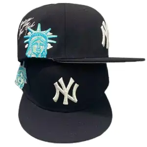Haute qualité en stock personnalisé 5 Panel Snapback Hat And Cap 6 Panel Hat New Designer Era Snapback Baseball Snapback casquettes