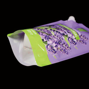 Diseño personalizado Impresión 1L 2L Plástico <span class=keywords><strong>Detergente</strong></span> Suavizante Líquido Embalaje Stand up Spout Pouch Bag - Product Image 2