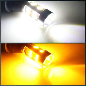 Clignotant de voiture universel à LED bicolore 12V 42SMD 2835 avec décodage Canbus, double mode, feux de jour, état neuf - Product Image 4