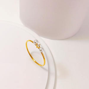 Vente flash Bague en acier inoxydable plaqué or antique réglable pour femmes Design classique de haute qualité Taille personnalisée Fête - Product Image 2