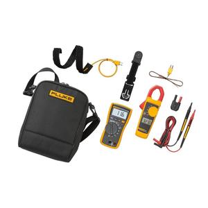 Multímetro HVAC a Batería 116 323 y Kit con Medición de Voltaje/Corriente de hasta 600V/600A - Product Image 1