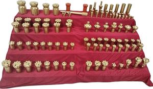 Punte da Trapano ST58 Gold Drills per Perforazione Roccia, Punte a Bottone Filettate per Cave, Utensile di Perforazione per Estrazione Mineraria e Minerazione del Carbone - Product Image 4