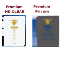 Protection d'écran interne en hydrogel premium HD transparente/anti-espion pour iPhone 18 Duo/18 Pro Max/18 Pro – Vente en gros