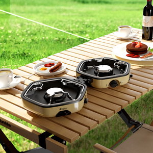 Bếp <span class=keywords><strong>gas</strong></span> di động gấp gọn ngoài trời, hai bếp, công suất cao 2500W, một bếp đơn, dùng cho cắm trại, du lịch và bếp <span class=keywords><strong>gas</strong></span> propane ngoài trời - Product Image 5