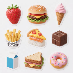 Custom logo Packaging <b>Sticker</b> <b>Sheets</b> Printing Vinyl Waterproof Food Label <b>Sticker</b> - Product Image 3