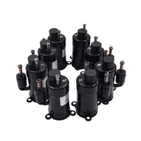 Compresseur de climatisation de haute qualité HVAC à double cylindre R134a DC 12V 24V 48V DC 600W avec UART ou PWM pour mini refroidisseur d'eau