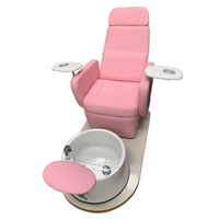 Tables de manucure et chaises de pédicure roses portables bon marché Miaosen pour salon