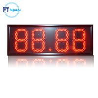 Panneau d'affichage numérique des prix du carburant pour station-service, écran LED, étanche en extérieur, télécommande RF, panneau sur pylône personnalisable