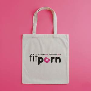 Bolsa de Mano Fitporn 38x42cm, Bolsa de Compras Minimalista de Color Sólido, Hecha de Algodón Reciclado - Product Image 1