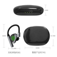 Casque sans fil M22 espion Earpiec casque de jeu téléphone écouteur Tws bouchons d'oreille sans fil écouteur crochet d'oreille casque Sport écouteur