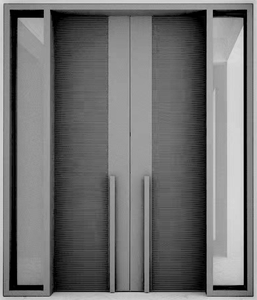 Sản phẩm hàng đầu hiện đại an ninh tùy chỉnh phía trước nhập cửa Bullet Proof bên ngoài nhôm bảng điều chỉnh cửa ra vào cho biệt thự - Product Image 1