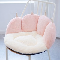 Coussin de siège rond pour enfant, chaise d'enfant, personnalisé, doux et confortable, en forme de patte de chat, canapé, oreillers en peluche, offre spéciale