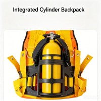 Gilet de sécurité le plus vendu en usine avec cadre dorsal intégré pour bouteille de gaz, équipement de plongée municipal et d'ingénierie en nylon