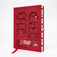 Carnet de lecture A5 à couverture rigide gaufrée, personnalisable avec impression des bords et couverture, idéal comme cadeau
