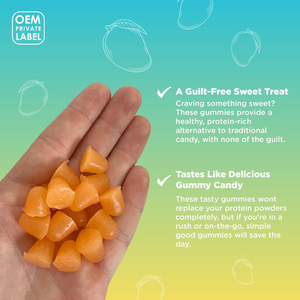 Gummies protéinés pour adultes OEM, Whey, <span class=keywords><strong>BCAA</strong></span>, Créatine monohydrate, <span class=keywords><strong>sans</strong></span> <span class=keywords><strong>sucre</strong></span>, produits de beauté, gestion de l'énergie, nutrition sportive - Product Image 4