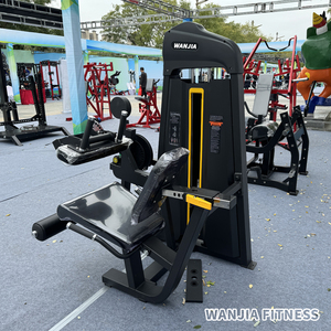 Équipement de fitness professionnel multifonctionnel pour salle de sport, machine à curls et presss de jambes assis à charge par poulie - Product Image 3