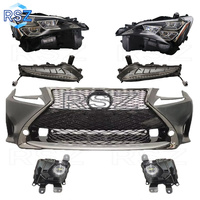 Kit carrosserie RAYSEZE RC pour Lexus 2015 2016 2018 RC350 Phares RC200T RC250 DRL Calandre Sport Pare-chocs avant Version Haute Feux de brouillard