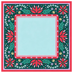 Set di Tessere Mahjong Americane in Acrilico Verde con Stampa Ballerina Schiaccianoci Festiva, Pan di Zenzero e Motivi Floreali Natalizi - Product Image 3