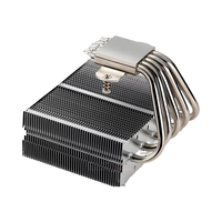 Radiateurs de condenseur pour équipement industriel à faible bruit, personnalisables OEM, avec 4 caloducs passifs en cuivre, pour refroidissement de drones CNC et dissipateur thermique de CPU