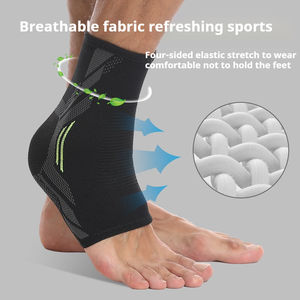 رياضي لحماية الكاحل مفصل محبوك مطاطي ضغط التواء حماية اللياقة البدنية تشغيل تنفس الكاحل كم هدفين - Product Image 4