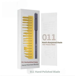 Kit de Lames de Découpe pour Colle 007 008 009 Plus 011 avec Manche Double Extrémité 0.12mm pour Colle Noire de Remplissage et Réparation de CPU, NAND, IC - Product Image 2