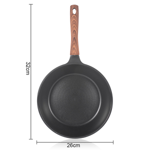 <span class=keywords><strong>Wok</strong></span> de Aluminio RAF R.5438 de 26 cm para Saltear, Superficie Antiadherente Fácil de Limpiar, Base Compuesta, Mango con Acabado de Madera Oscura, Apto para Varios Tipos de Cocinas - Product Image 6