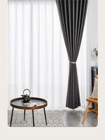 Rideaux d'hôtel 100% polyester pur textile naturel tissu moderne salon chambre lumière luxe rideaux occultants