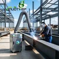 Extracteur de fumée de soudage industriel 1,1 kW neuf avec système de filtration de la fumée et de dépoussiérage