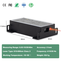 Capteur de distance laser 1mm haute précision Capteur laser TTL RS232 pour la détection d'objets Module de mesure de distance laser