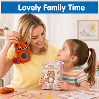 Kit de loisirs créatifs DIY en peluche pour animaux (Hibou, Raton laveur, Dinosaure, Ours, Lapin) – Breloques de sac et pendentifs faits main pour filles – Vente en gros