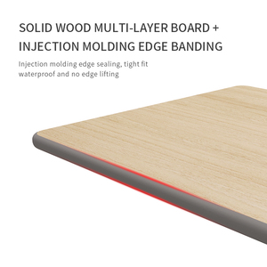 两人办公桌，带倾斜储物抽屉和 30 公斤挂钩，重型钢架和 TPE 脚，适用于教室/培训 - Product Image 3