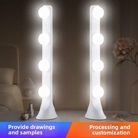 Lumière d'appoint tricolore 6000K lumière du jour CRI 90 dimmable IP33 avec garantie 1 an pour le streaming en direct destinée aux influenceurs et à l'utilisation sur ordinateur de bureau