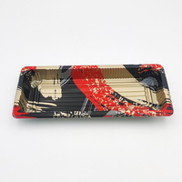 JY-1102 Einweg-Plastik-Sushi-Tablett Sushi-Verpackungsbox Großhandel Plastik-Lebensmittelbehälter SUSHI-BOX