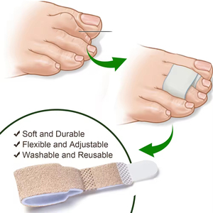 Attelle orthopédique pour orteil cassé, séparateur, bandages rembourrés, sangle d'orteil - Product Image 5