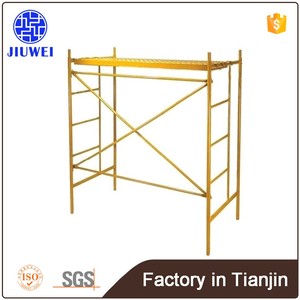 Industrial Style Galvanized Metal <strong>Ladder</strong> <strong>Frame</strong> <strong>Scaffolding</strong> Tower for Hotel Construction and Interior Decoration - Product Image 5