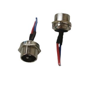 Connecteur Mâle Mural GX16 pour Prise Aviation, 2, 3, 4, 5, 6, 7, 8, 9, 10 Cœurs, Boîtier en Acier Inoxydable et Alliage de Zinc, Non Terré - Product Image 1