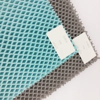 Tissu en maille sandwich 3D fin et durable, séchage rapide, imprimé, tricoté à mémoire de forme, léger, pour sellerie automobile, garçons et filles