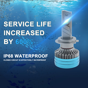 <span class=keywords><strong>Precio</strong></span> de Fábrica X10 K13 R33 240W 300000LM Faros LED 3 Tubos de Cobre H1 H4 H11 9005 9006 9007 9012 Canbus H7 Bombillas LED para Coche - Product Image 5