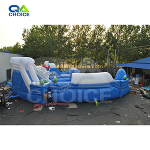 Công Viên Nước Khổng Lồ Cho Trẻ Em Và Người Lớn <span class=keywords><strong>Inflatable</strong></span> Splash <span class=keywords><strong>Pool</strong></span> <span class=keywords><strong>Inflatable</strong></span> Ngoài Trời Nhảy Nước Hồ Bơi Trượt - Product Image 5